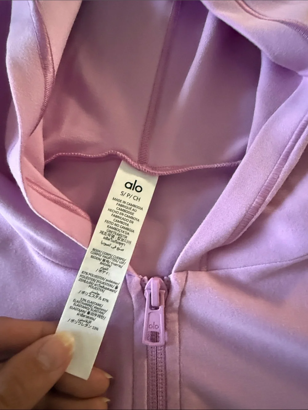 LIKE NEW ALO Alosoft Sincere Fitted Jacket, Candy Heart Pink, size S